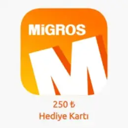 Migros 250 TL Hediye Kartı