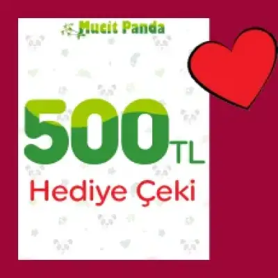 Mucit Panda 500 TL Hediye Çeki