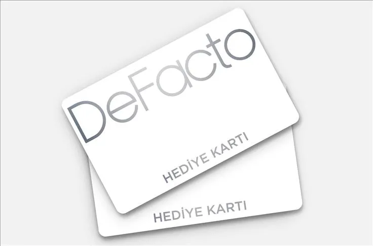 Defacto 250 TL Hediye Çeki